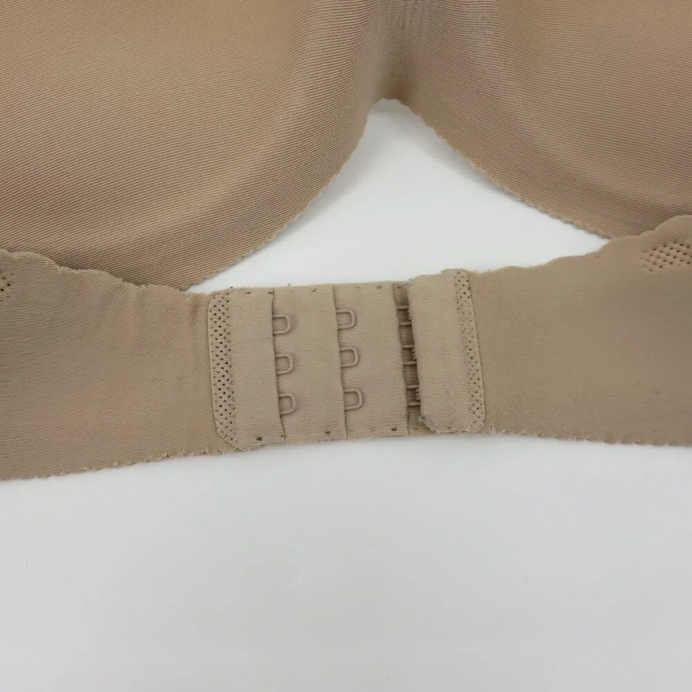 Victorias Secret 32B Bra Angels Secret Embrace Beige Underwire Padded Strapless - Picture 8 of 15